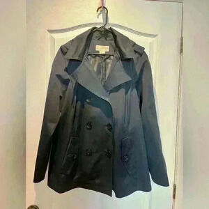 Michael Kors Short Trench for Women Dark Navy Size  Extra Large